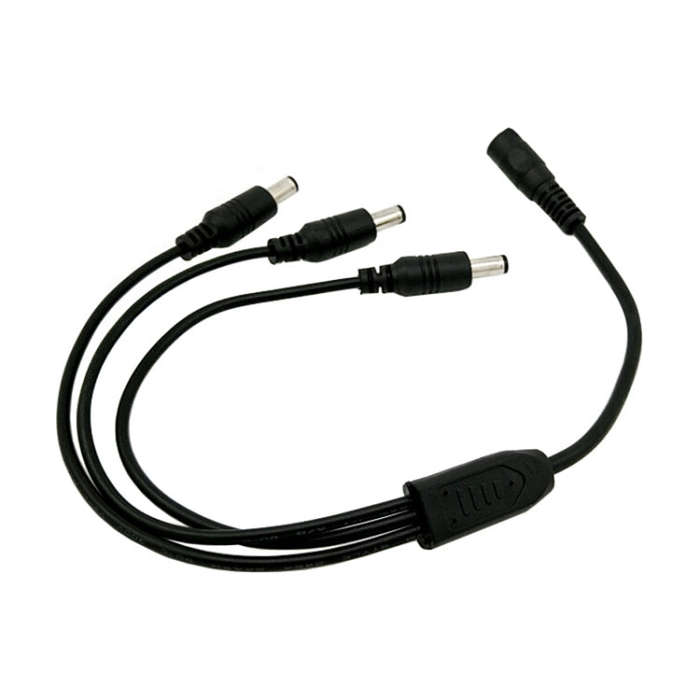 DC Female to DC Male Power Connection Extension Cable, 0.37m 3 in 1, 0.37m 4 in 1, 0.37m 6 in 1, ...