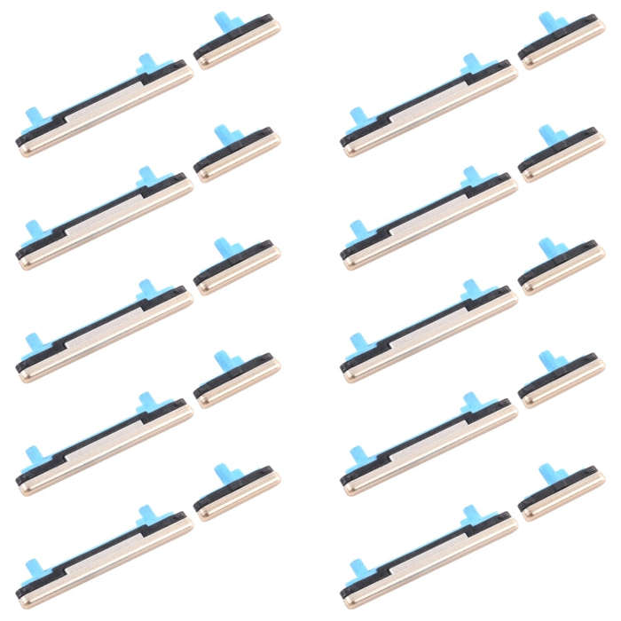 10pcs Power Button + Volume Control Button, For Samsung Galaxy J2 Core SM-J260, For Samsung Galax...