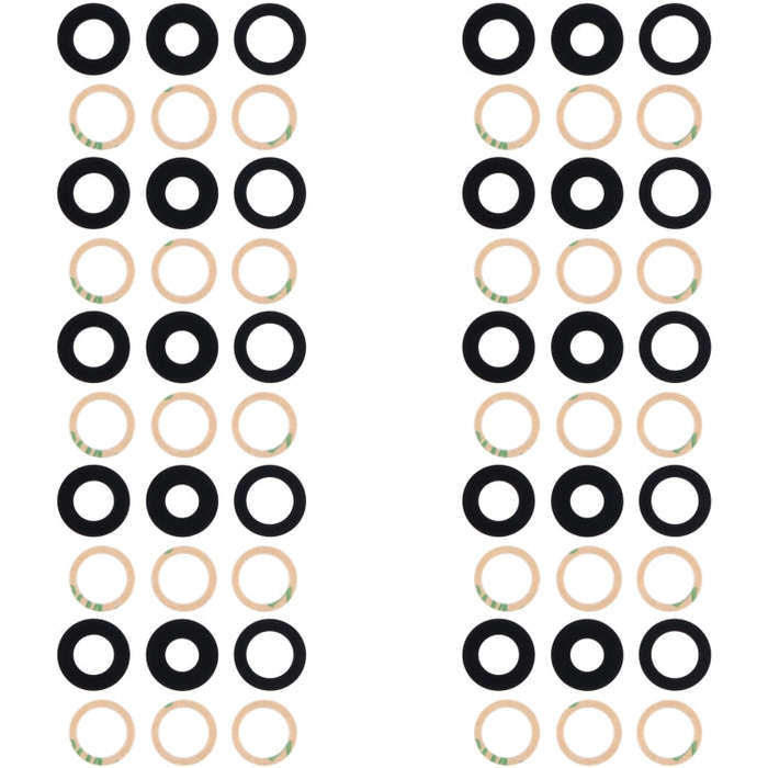 10set Back Camera Lens, For Samsung Galaxy M54 SM-M546B, For Samsung Galaxy M14 SM-M146B, For Sam...