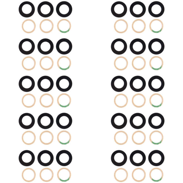 10set Back Camera Lens, For Samsung Galaxy M54 SM-M546B, For Samsung Galaxy M14 SM-M146B, For Sam...