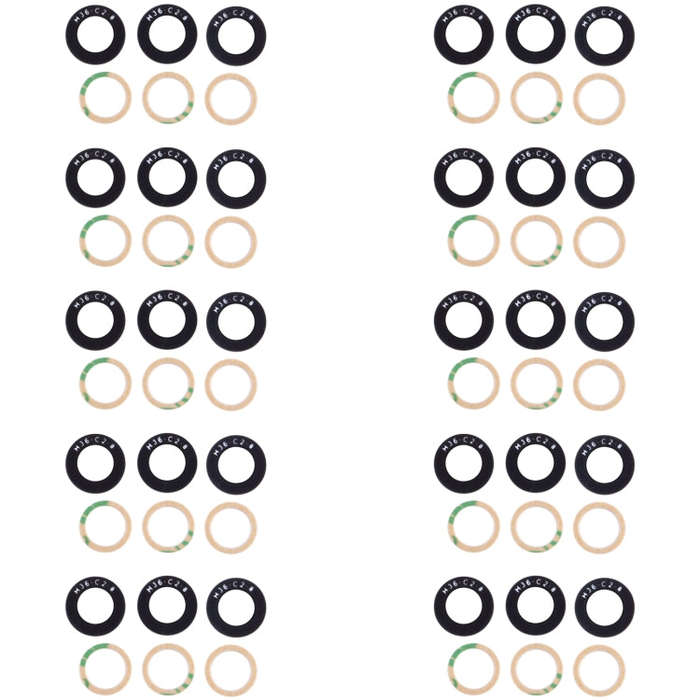 10set Back Camera Lens, For Samsung Galaxy M54 SM-M546B, For Samsung Galaxy M14 SM-M146B, For Sam...