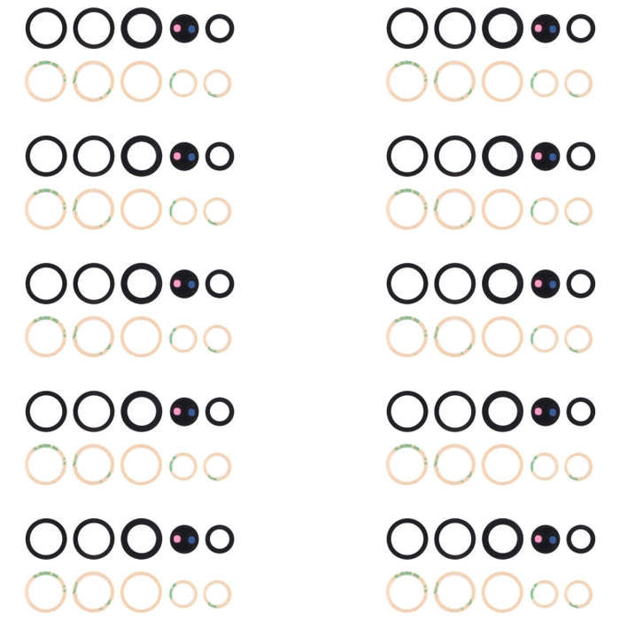 10set Back Camera Lens, For Samsung Galaxy M54 SM-M546B, For Samsung Galaxy M14 SM-M146B, For Sam...