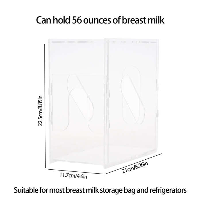Acrylic Baby Breastmilk Storage Bags Containers