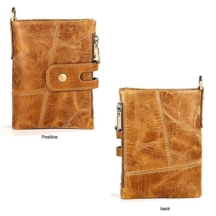 3515 Antimagnetic RFID Multi-function Leather Men Wallet with Card Holder