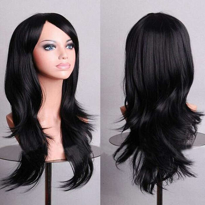 Anime Cos Role Playing Wig Cosplay Color Stage Headgear, Yellow, Red, Purple, Black, Silver Gray,...