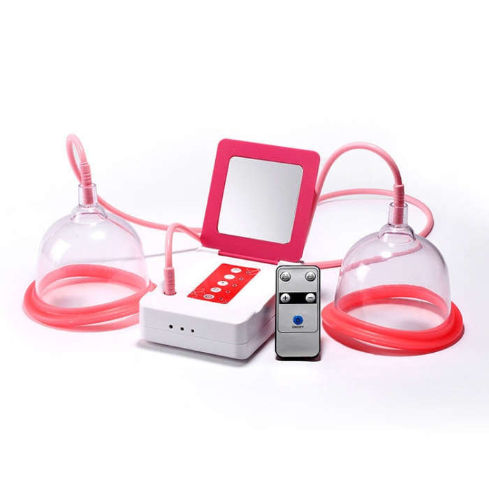 Portable USB Charging Chest Electric Massage Instrument, Ordinary Paragraph, Remote Control