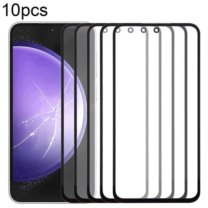 10pcs Front Screen Outer Glass Lens with OCA Optically Clear Adhesive, For Samsung Galaxy F15 SM-...