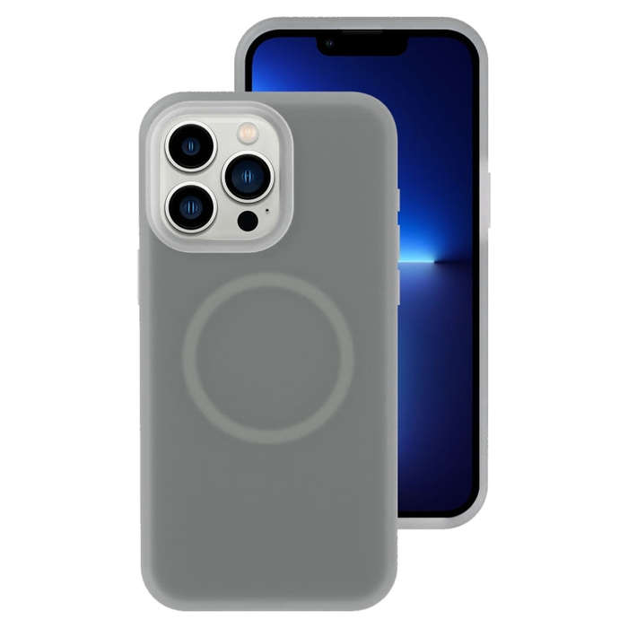 Jelly Liquid Silicone MagSafe Magnetic Phone Case, For iPhone 13 Pro Max, For iPhone 13 Pro, For ...