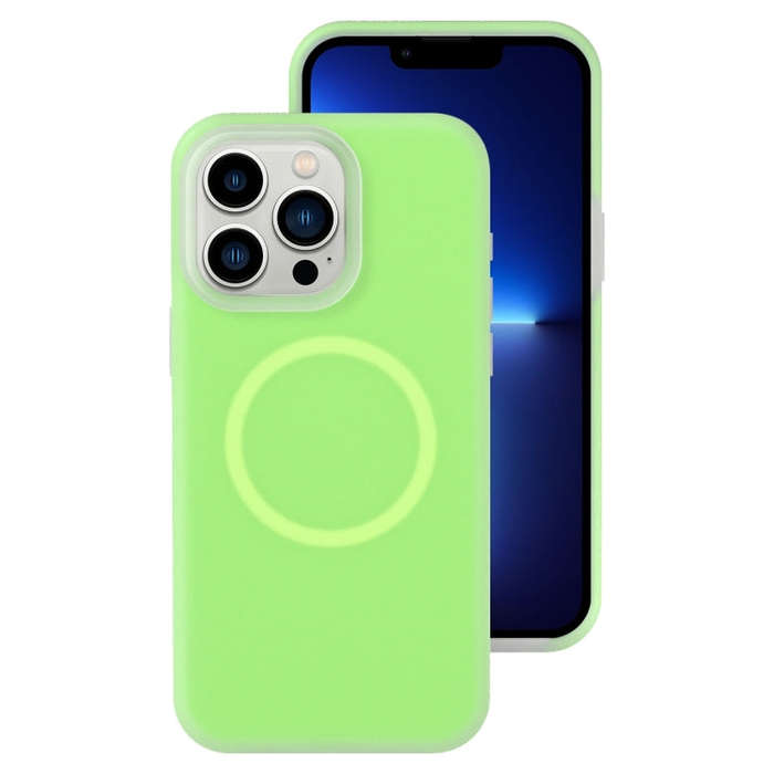 Jelly Liquid Silicone MagSafe Magnetic Phone Case, For iPhone 13 Pro Max, For iPhone 13 Pro, For ...