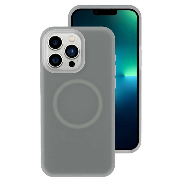 Jelly Liquid Silicone MagSafe Magnetic Phone Case, For iPhone 13 Pro Max, For iPhone 13 Pro, For ...