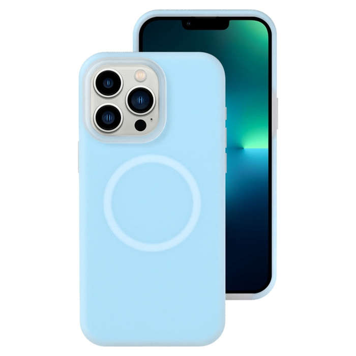 Jelly Liquid Silicone MagSafe Magnetic Phone Case, For iPhone 13 Pro Max, For iPhone 13 Pro, For ...