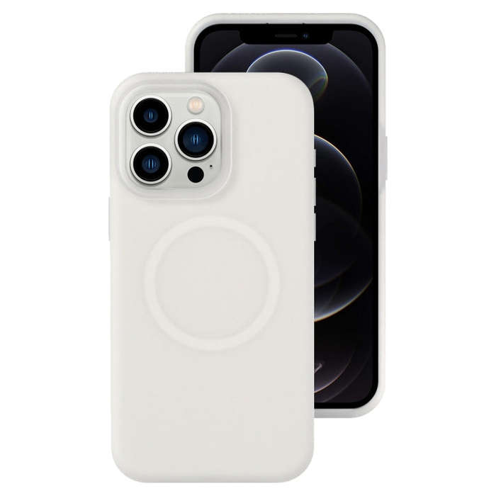 Jelly Liquid Silicone MagSafe Magnetic Phone Case, For iPhone 12 Pro Max, For iPhone 12 Pro, For ...