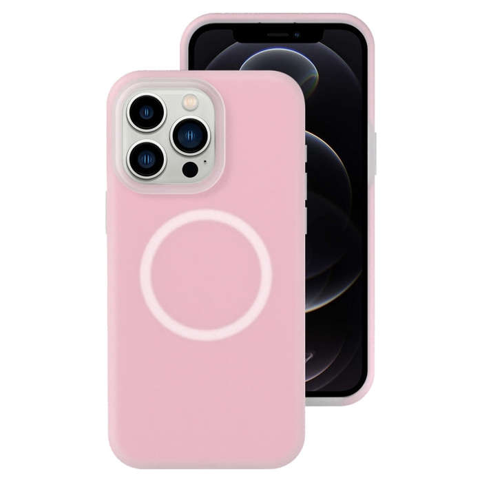 Jelly Liquid Silicone MagSafe Magnetic Phone Case, For iPhone 12 Pro Max, For iPhone 12 Pro, For ...