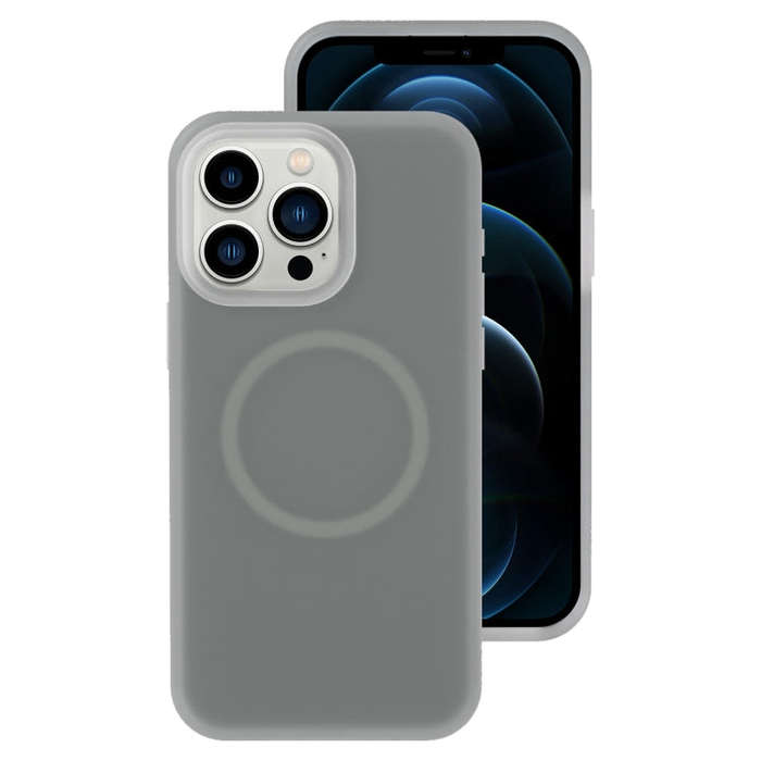 Jelly Liquid Silicone MagSafe Magnetic Phone Case, For iPhone 12 Pro Max, For iPhone 12 Pro, For ...