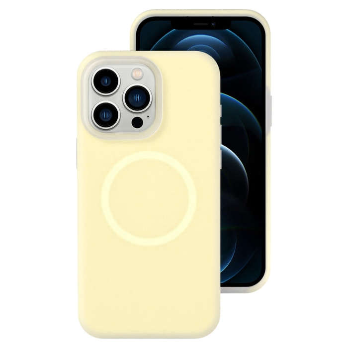 Jelly Liquid Silicone MagSafe Magnetic Phone Case, For iPhone 12 Pro Max, For iPhone 12 Pro, For ...