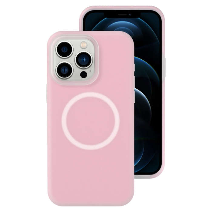 Jelly Liquid Silicone MagSafe Magnetic Phone Case, For iPhone 12 Pro Max, For iPhone 12 Pro, For ...