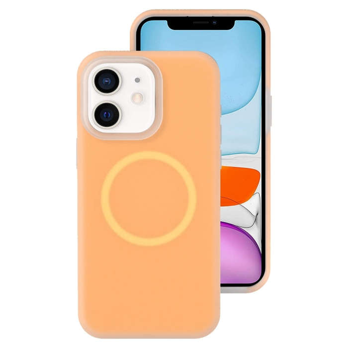 Jelly Liquid Silicone MagSafe Magnetic Phone Case, For iPhone 12 Pro Max, For iPhone 12 Pro, For ...