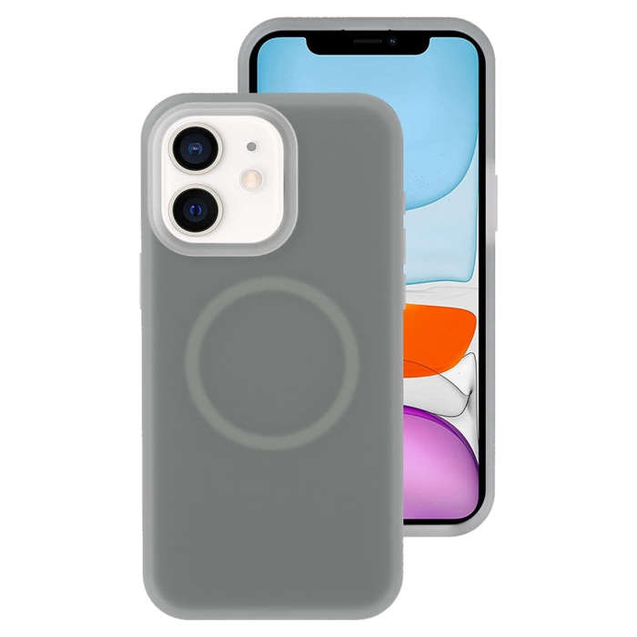 Jelly Liquid Silicone MagSafe Magnetic Phone Case, For iPhone 12 Pro Max, For iPhone 12 Pro, For ...