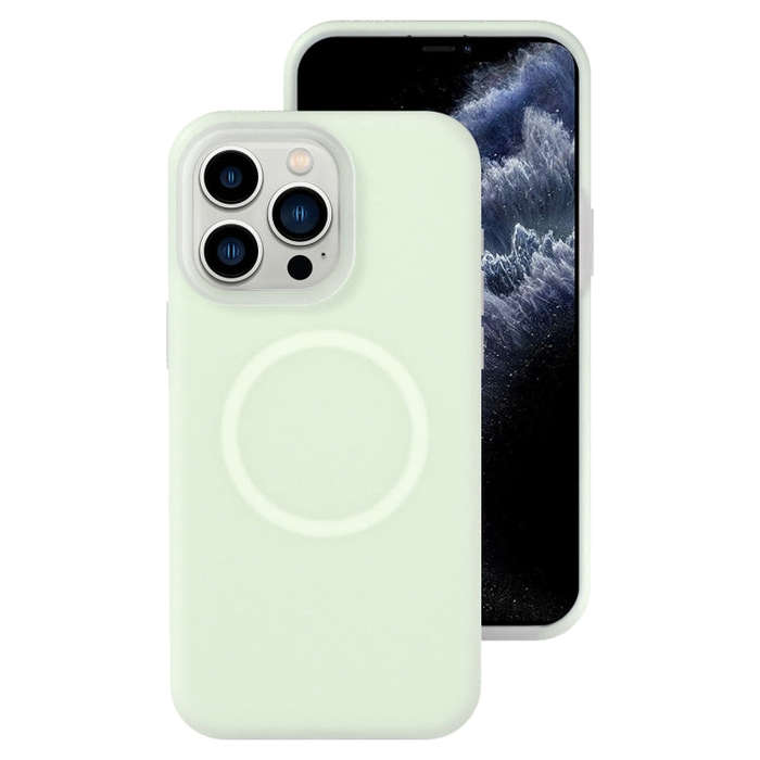 Jelly Liquid Silicone MagSafe Magnetic Phone Case, For iPhone 11 Pro