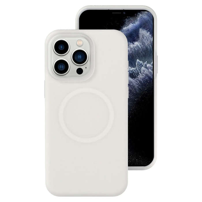 Jelly Liquid Silicone MagSafe Magnetic Phone Case, For iPhone 11 Pro