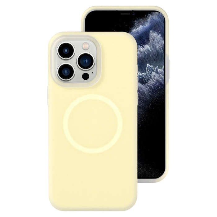 Jelly Liquid Silicone MagSafe Magnetic Phone Case, For iPhone 11 Pro