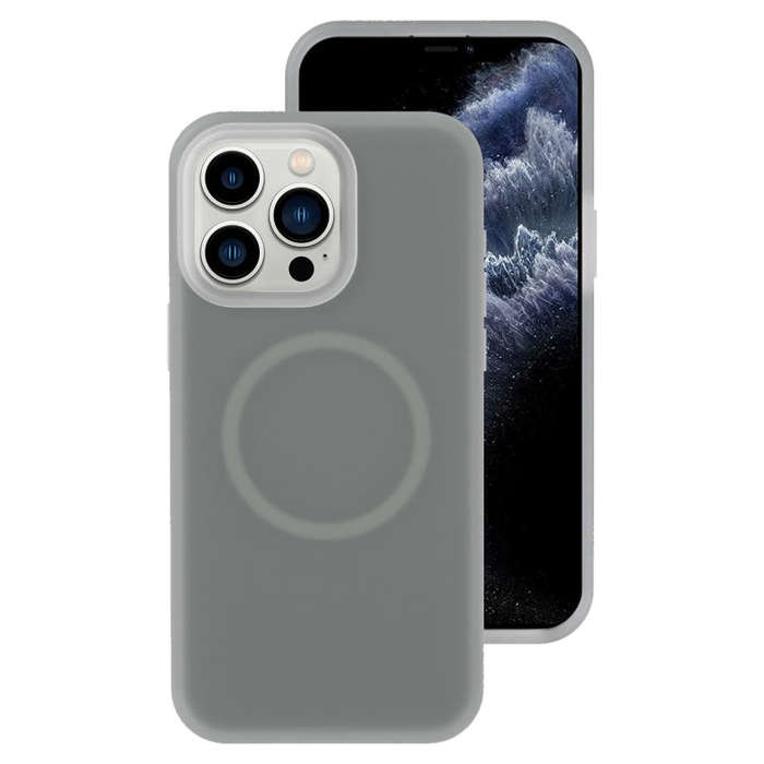 Jelly Liquid Silicone MagSafe Magnetic Phone Case, For iPhone 12 Pro Max, For iPhone 12 Pro, For ...