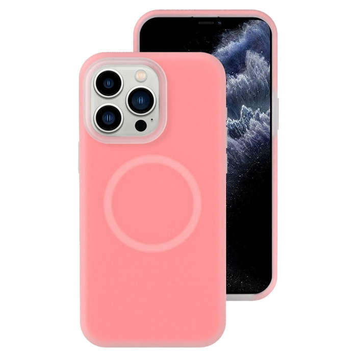 Jelly Liquid Silicone MagSafe Magnetic Phone Case, For iPhone 12 Pro Max, For iPhone 12 Pro, For ...
