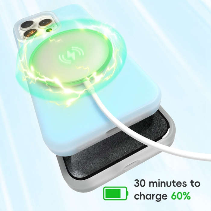 Jelly Liquid Silicone MagSafe Magnetic Phone Case, For iPhone 15 Pro Max, For iPhone 15 Pro, For ...
