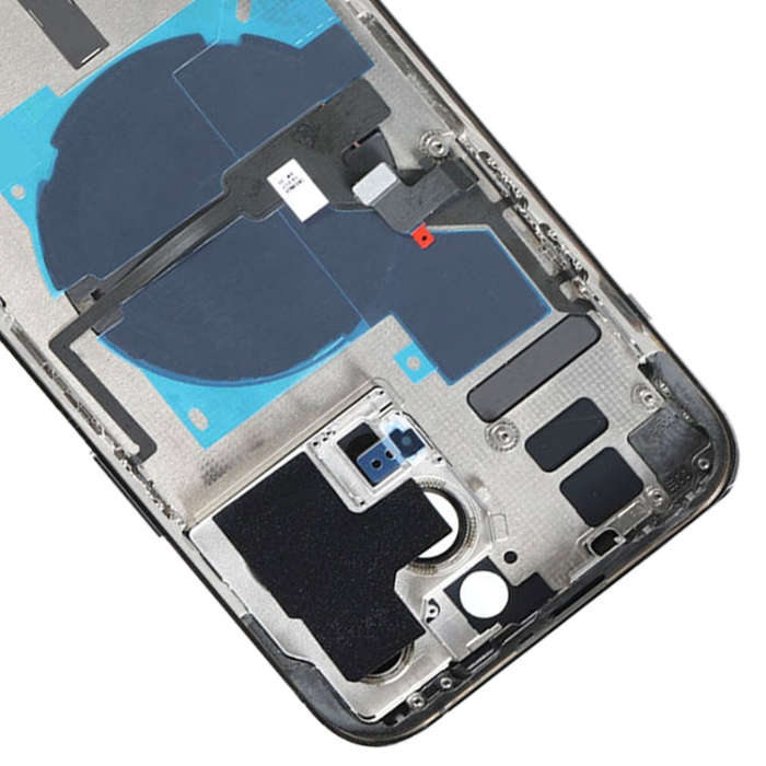 For iPhone 14 Pro Max Battery Back Cover with Power + Volume Flex Cable + Wireless Charging Module