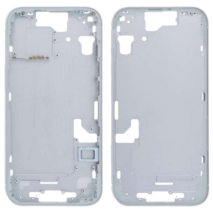 For iPhone 15 Middle Frame Bezel Plate with Side Keys + Card Tray