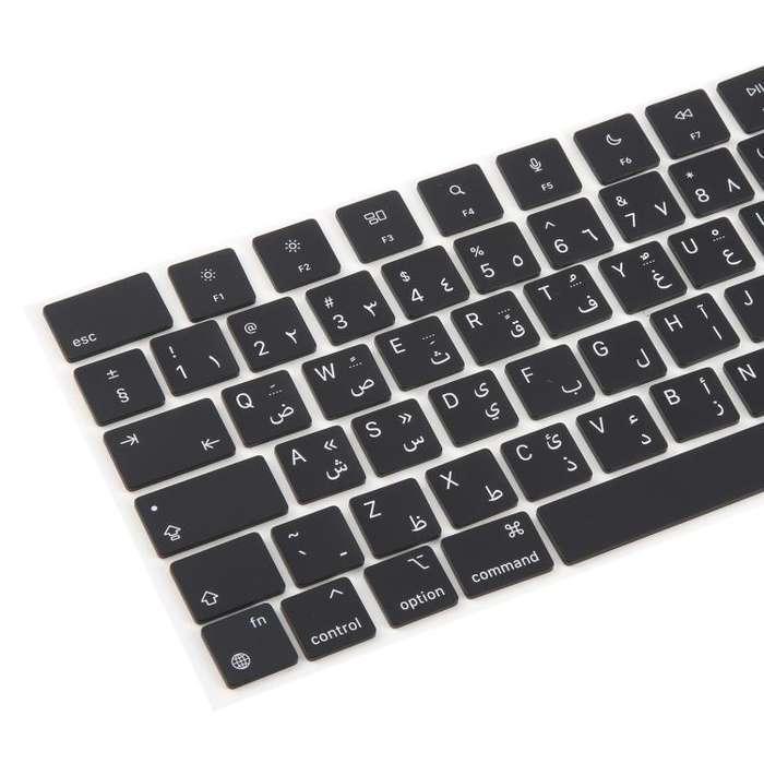 For MacBook A2442 A2485 A2779 A2780 A2991 A2992 A2918 UK Big Enter Version Keycaps, Arabic, Frenc...