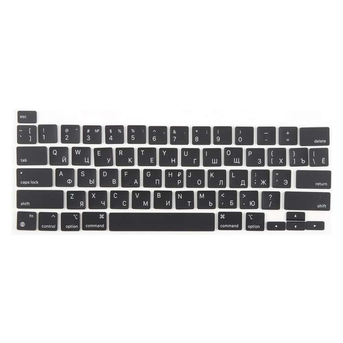 For MacBook A2251 A2289 A2238 A2338 US Small Enter Version Keycaps, Russian, Korean