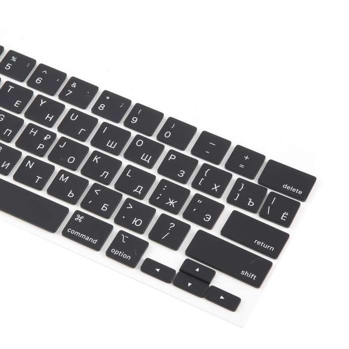 For MacBook A2251 A2289 A2238 A2338 US Small Enter Version Keycaps, Russian, Korean