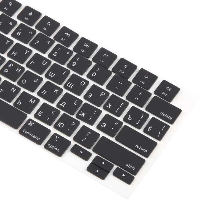 For MacBook A2442 A2485 A2779 A2780 A2991 A2992 A2918 10pcs US Small Enter Version Keycaps, Russi...