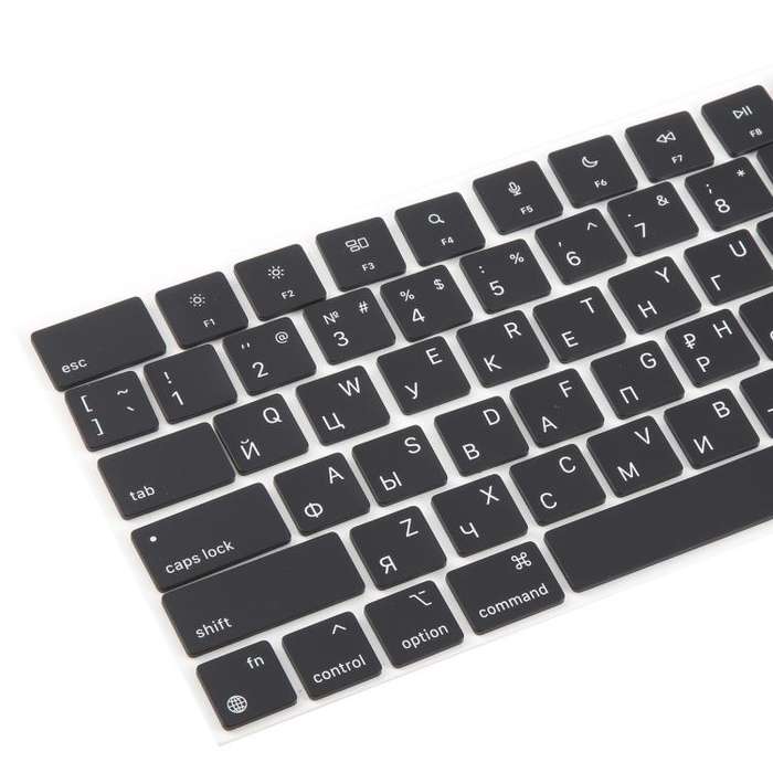 For MacBook A2442 A2485 A2779 A2780 A2991 A2992 A2918 10pcs US Small Enter Version Keycaps, Russi...