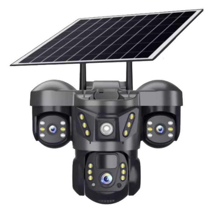 VTS29 6MP Multi-lens Panoramic Solar Surveillance PTZ Dome Camera, Southeast Asia WiFi, Southeast...