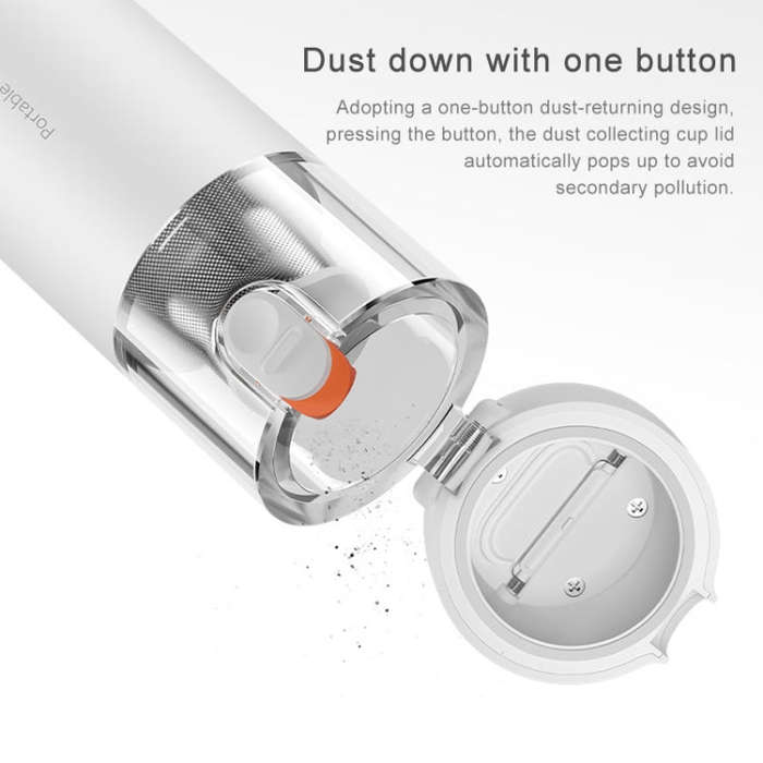 Original Xiaomi Mijia 120W 13000Pa Portable Handheld Car Home Vacuum Cleaner Dust Catcher Cleanin...