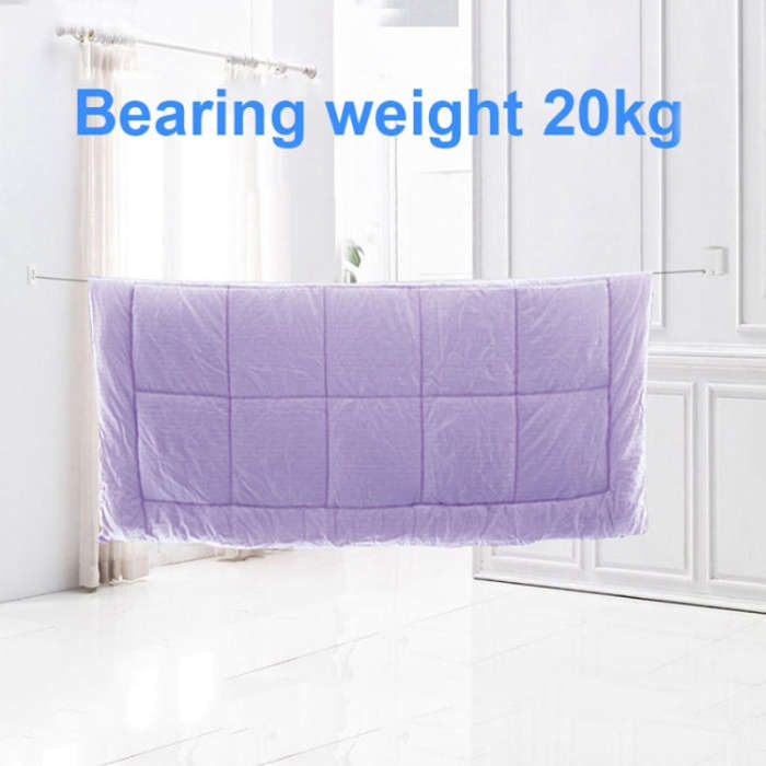 Retractable Indoor And Outdoor Clothes Wall Hanger Magic Drying Rack Balcony Bathroom Invisible C...
