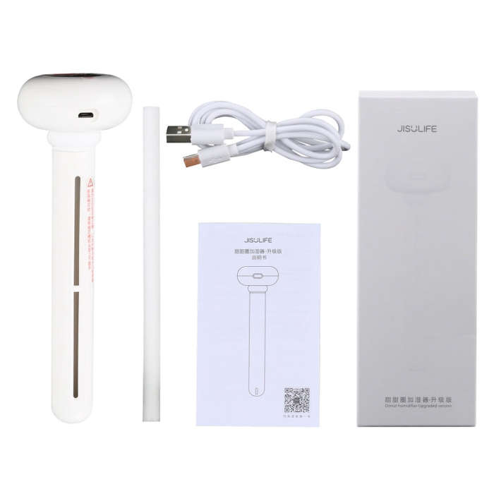 Original Xiaomi JISULIFE Portable Desktop USB Mini Silent Doughnut Humidifier,Upgraded Version, U...