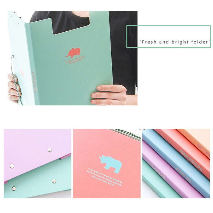 Creative Stationery Lovely Animal A4 Folder Test Paper Plate Holder School  Office Supplies, Rand...