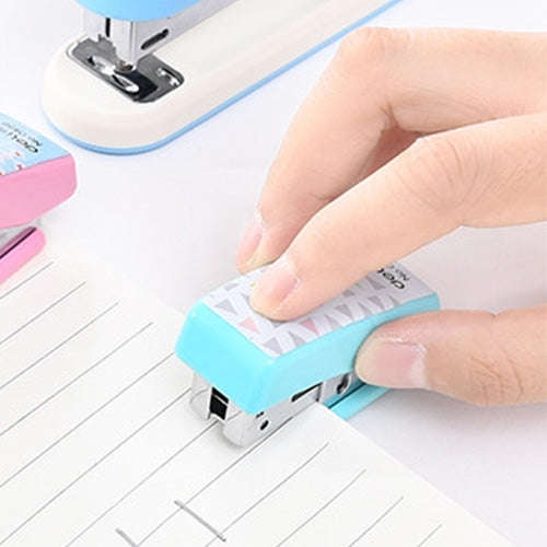 Deli Creative Stationery Geometry Stapler Colorful Fashion Stapler School Office Supplies Small, ...