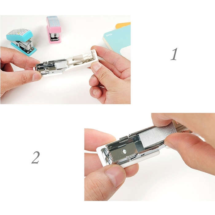 Deli Creative Stationery Geometry Stapler Colorful Fashion Stapler School Office Supplies Small, ...