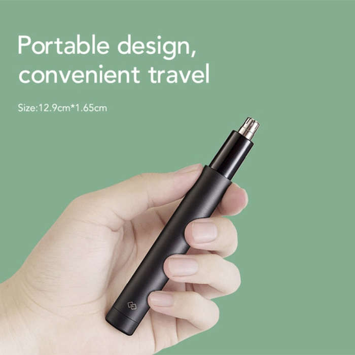 Original Xiaomi Youpin NH1 2W 1.5V Portable Waterproof Safe Electric Nose Hair Trimmer Shave Blad...