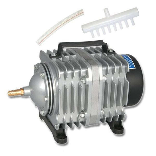 ACO-006 80W 88L/Min Electromagnetic Air Pump Compressor Seafood Fish Tank Increase Oxygen Air Flo...