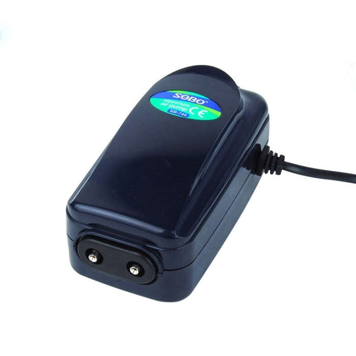 SOBO SB-748 8W Double Outlets Adjustable Flow Silent Aquarium Air Pump Fish Tank Oxygen Air Pump,...