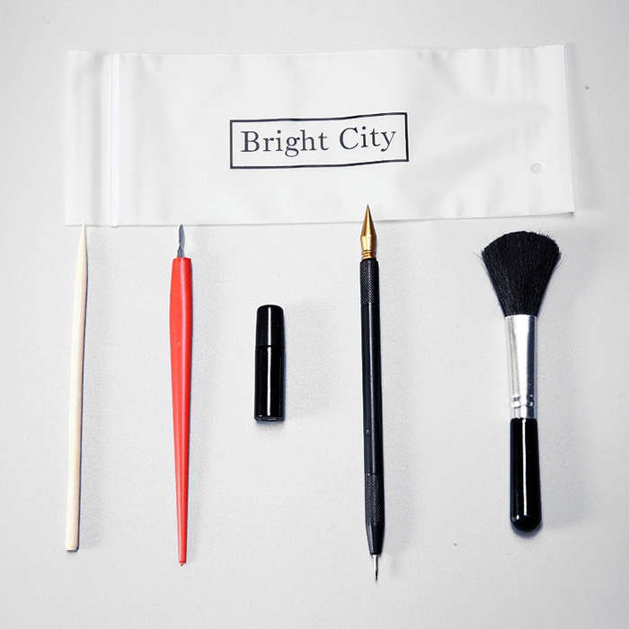 5 PCS / Set Scratch Painting Tool Scratch Pen Details of The Pen Repair The Pen Scraping Painting...