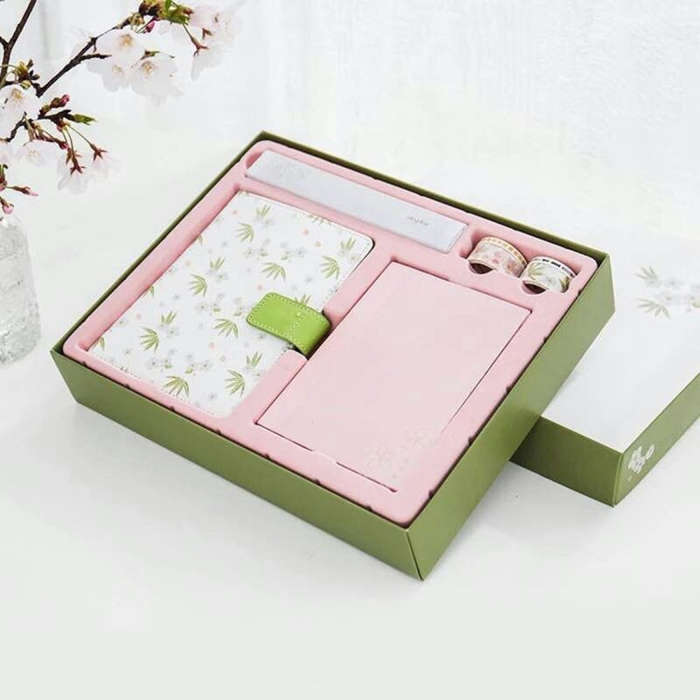 Creative Notebook See Also The Sakura PU Hand Book Suit Gift Notebook School Office Supplies, Ran...