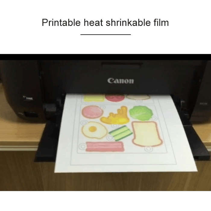 Print Heat Shrink Film DIY Epoxy Print Paper Rubber Stamp Material Print Paper, DIY Heat Shrink F...
