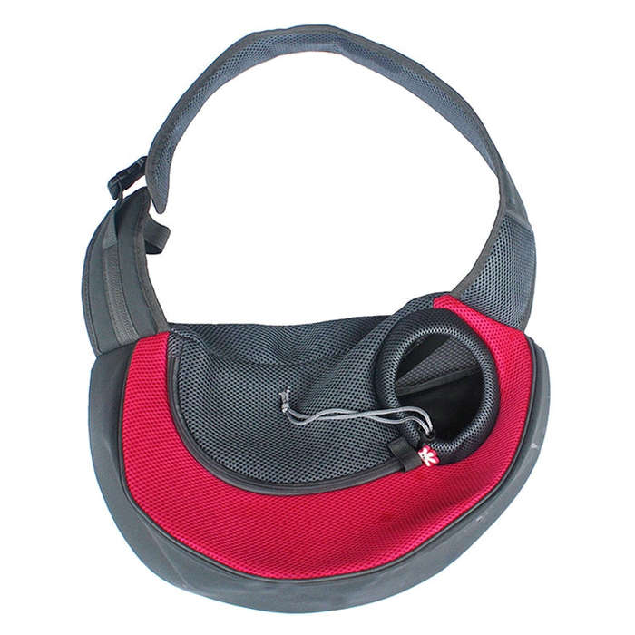 Dog and Cat Sling Carrier Hands Free Reversible Pet Papoose Bag, SizeLarge, SizeLarge