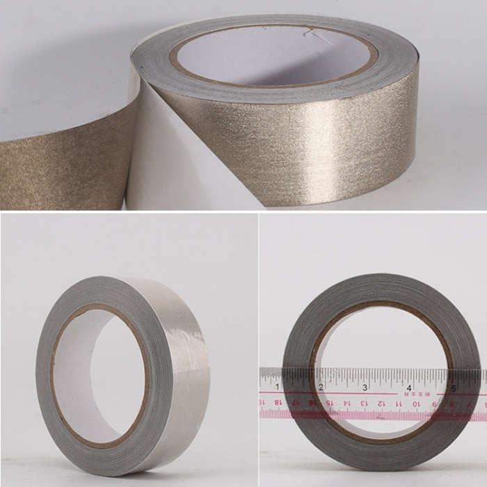 Plain Weave Double-sided Conductive Cloth Adhesive Cloth Single Sided Adhesive EMI Shielding Butt...